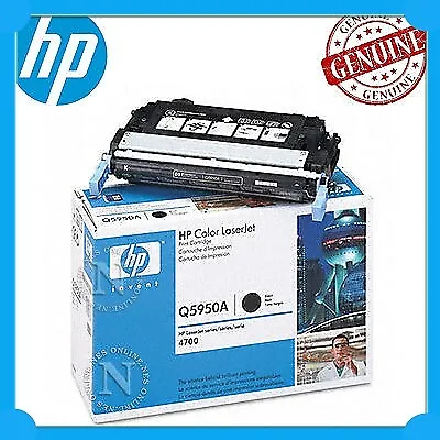 HP Genuine #643A BLACK Toner Cart->LaserJet 4700/4700dn/4700dtn [Q5950A] Q5950AC • $499.95